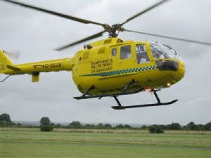 Air Ambulance answers its first emergency call